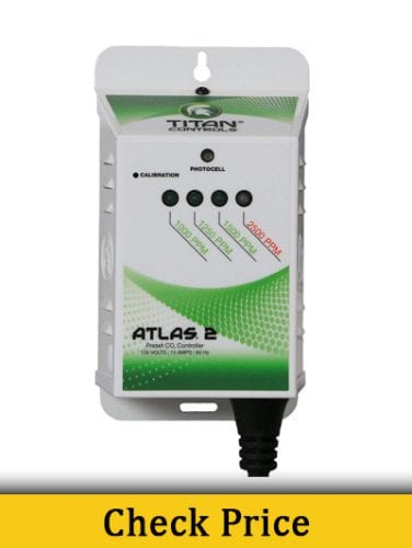 Titan control preset CO2 Monitor and regulator