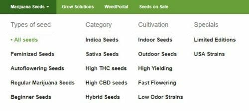 Nirvana Shop cannabis seeds