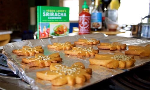 Sriracha and Peanut Butter Weed Cookies