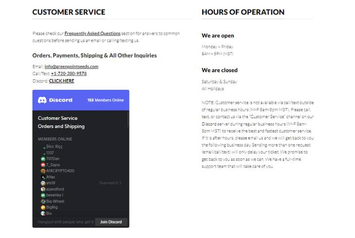 Customer Service