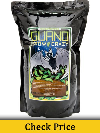 Hydrofarm BGC1002 Vegetative Guano Grow Crazy 5-1-1. 3 Pound Bag