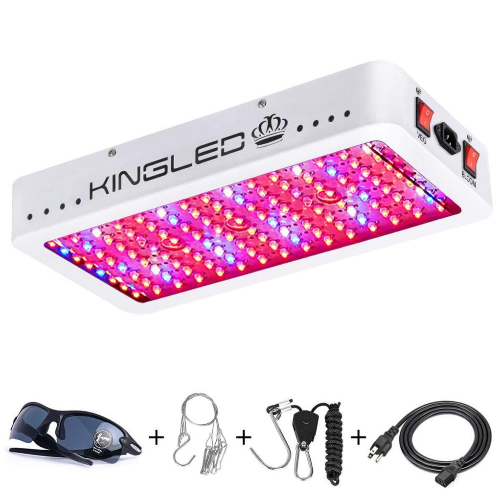King Plus 1500w LED grow light review: Package Inclusions