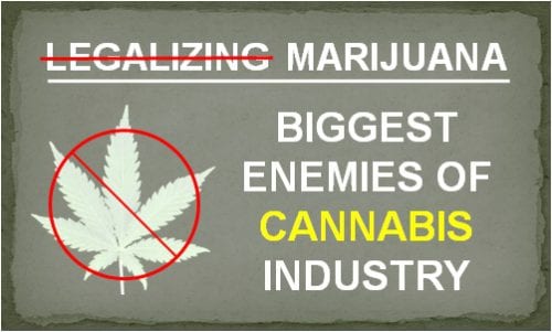 biggest enemies of cannabis industry