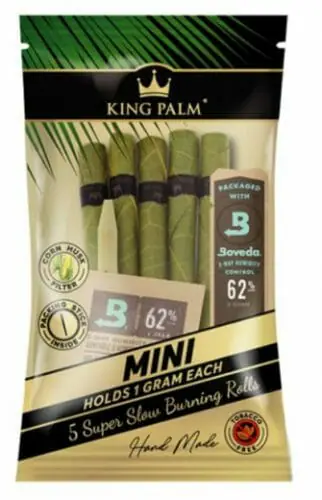 King Palm Mini Terpene Infused Blunt Wraps