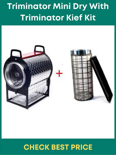 Triminator Mini Dry With Triminator Kief Kit