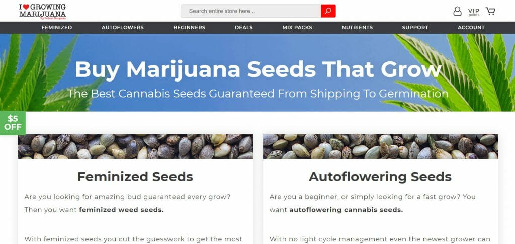 #1. ILGM Seed Bank - The Best Seed Bank For The USA Weed Lovers