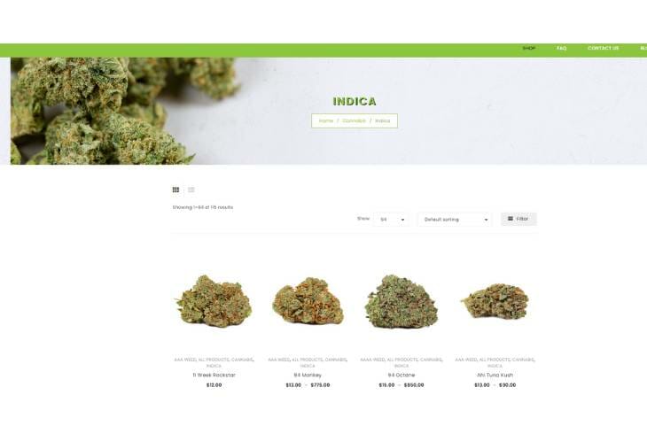 Indica Strain Selection